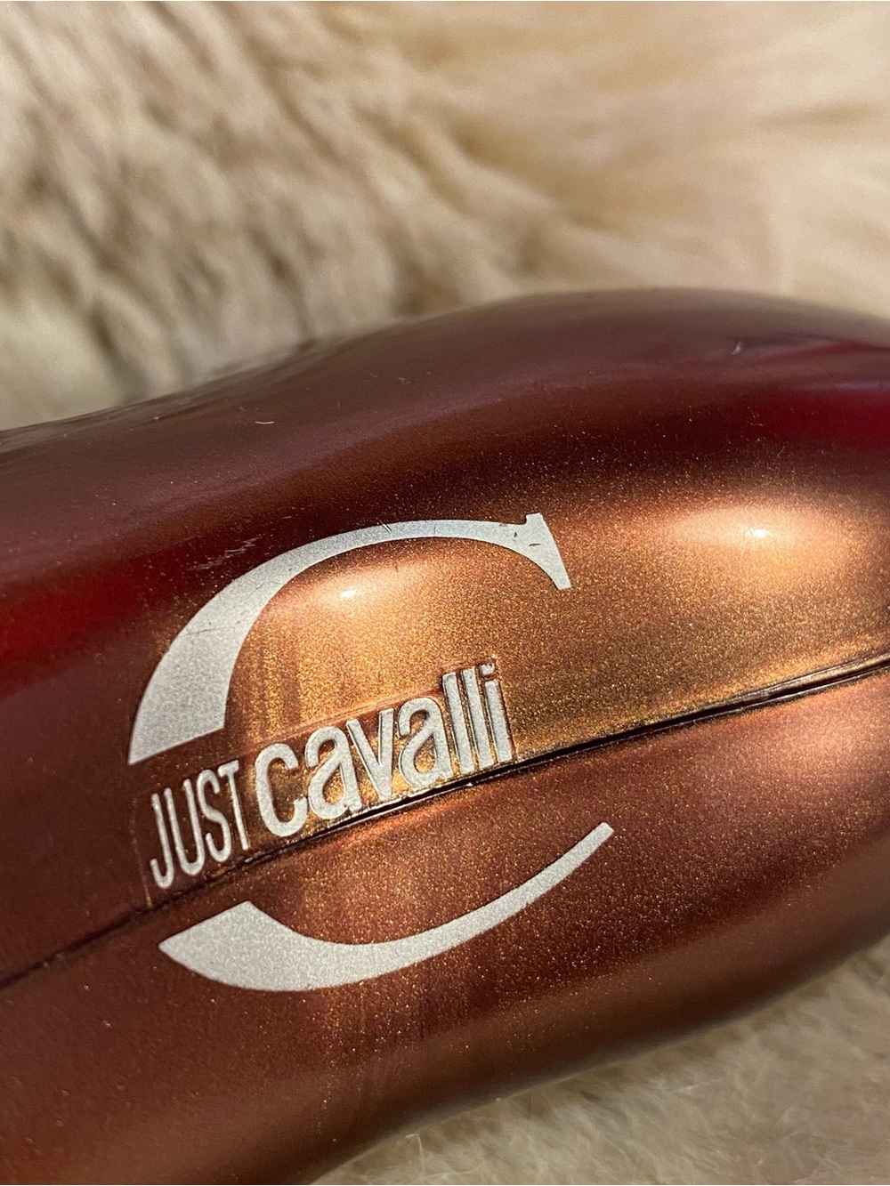 Just Cavalli Metallic Copper Sunglasses Case